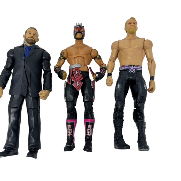 WWE Wrestling Action Figure Lot of 5, Eva Marie Cesaro Noble Kalisto & Christian - Picture 4 of 9